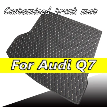 Autó csomagtartó szőnyeg Audi Q7 4L 5 üléses 2006-2015 07 08 09 10 11 12 13 14 Egyedi autós kiegészítők Autó belsőépítészet