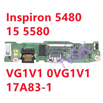 Eredeti Bucky-N5 17A83-1 Dell Inspiron 5480 15 5580 bekapcsológombos USB-kártyaolvasó VG1V1 0VG1V1 100% teszt OK